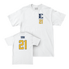 ETSU Men's Basketball White Logo Comfort Colors Tee - Gabe Sisk Small