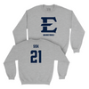 ETSU Men's Basketball Sport Grey Classic Crew - Gabe Sisk Small