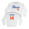 Florida Baseball White Script Crew - Jac Caglianone Small