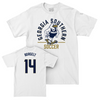 Georgia Southern Women's Soccer White Classic Comfort Colors Tee - Carley Borgelt Youth Small