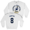 Georgia Southern Women's Soccer White Classic Crew - Ellie McIntyre Youth Small