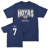 Georgetown Football Navy Staple Tee - Wedner Cadet Youth Small