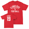 Illinois State Football Red Stadium Tee - Brett Kasper Small