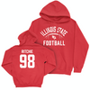 Illinois State Football Red Stadium Hoodie - Dylan Ritchie Small