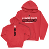 Illinois State Women's Basketball Red Rush Hoodie - Grace Nelson Small