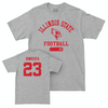 Illinois State Football Sport Grey Varsity Tee - Paul Omodia Small