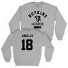 Johns Hopkins Women's Lacrosse Sport Grey Varsity Crew - Ava Angello Small