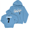 Johns Hopkins Baseball Blue Script Hoodie - Cole Jefferson Small