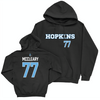 Johns Hopkins Men's Lacrosse Black Sideline Hoodie - Ciaran McCleary Small