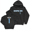 Johns Hopkins Men's Water Polo Black Sideline Hoodie - Christopher Poisler Small