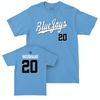 Johns Hopkins Men's Lacrosse Blue Script Tee - Colby Weishaar Small