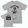 Johns Hopkins Football Sport Grey Varsity Tee - Lucas Black Small