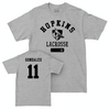 Johns Hopkins Women's Lacrosse Sport Grey Varsity Tee - Laurel Gonzalez Small