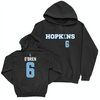 Johns Hopkins Women's Lacrosse Black Sideline Hoodie - Quinlan O'Brien Small