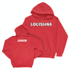 Louisiana Women's Track & Field Red Wordmark Hoodie - Alexandra Johnson Small