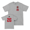 Louisiana Football Sport Grey Logo Tee - Justin Agu Small