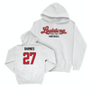 Louisiana Football White Script Hoodie - Key'Savalyn Barnes Small