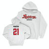 Louisiana Football White Script Hoodie - Keyon Martin Small