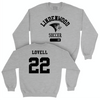 Lindenwood Men's Soccer Sport Grey Varsity Crew - Connor Lovell Small