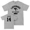 Lindenwood Men's Ice Hockey Sport Grey Varsity Tee - Coltan Wilkie Small