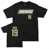 Lindenwood Men's Soccer Black Sideline Tee - John Gates Small