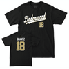 Lindenwood Football Black Script Tee - Nate Glantz Small