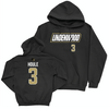 Lindenwood Men's Ice Hockey Black Sideline Hoodie - Noah Houle Small