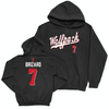 NC State Women's Volleyball Black Script Hoodie - Ava Brizard Small