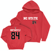 NC State Football Red Sideline Hoodie - Charlie Birtwistle Small