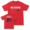 NC State Football Red Sideline Tee - Charlie Birtwistle Small