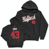 NC State Football Black Script Hoodie - Dylan Gray Small