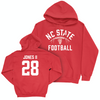 NC State Football Red Stadium Hoodie - Demarcus Jones II Small