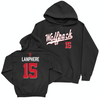 NC State Baseball Black Script Hoodie - Drew Lanphere Small