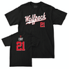 NC State Football Black Script Tee - Jalen Coit Small