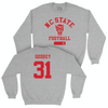 NC State Football Sport Grey Varsity Crew - Jaxon Godbey Small