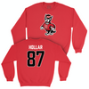 NC State Football Red Legacy Crew - Jayden Hollar Small