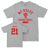 NC State Women's Basketball Sport Grey Varsity Tee - Madison Hayes Small