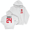 NC State Women's Volleyball White Logo Hoodie - Sydney Daniels Small