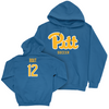 Pitt Women's Soccer Blue Script Hoodie - Anna Bout Small