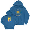 Pitt Men's Basketball Blue Hardwood Hoodie - Benjamin Mayhew Small