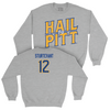 Pitt Baseball Sport Grey H2P Crew - Caleb Sturtevant Small