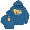 Pitt Baseball Blue Script Hoodie - Dom Popa Small