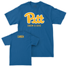 Pitt Men's Swim & Dive Blue Script Tee - Eric Camden Small