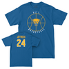 Pitt Men's Basketball Blue Hardwood Tee - William Jeffress Small