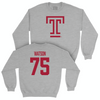 Temple Football Sport Grey Temple Crew - Luke Watson | #75 Small