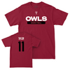 Temple Women's Basketball Cherry Staple Tee - Tristen Taylor | #11 Small