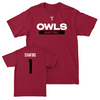 Temple Men's Basketball Cherry Staple Tee - Zion Stanford | #1 Small