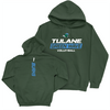 Tulane Women's Volleyball Green Rush Hoodie - Avery Burks Small