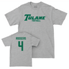 Tulane Football Sport Grey Classic Tee - Chris Rodgers Small