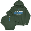 Tulane Football Green Rush Hoodie - Chase Rudin Small